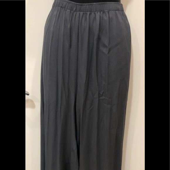 NWT silk HARARI GREY SILK PANTS SX 2X - Picture 1 of 3